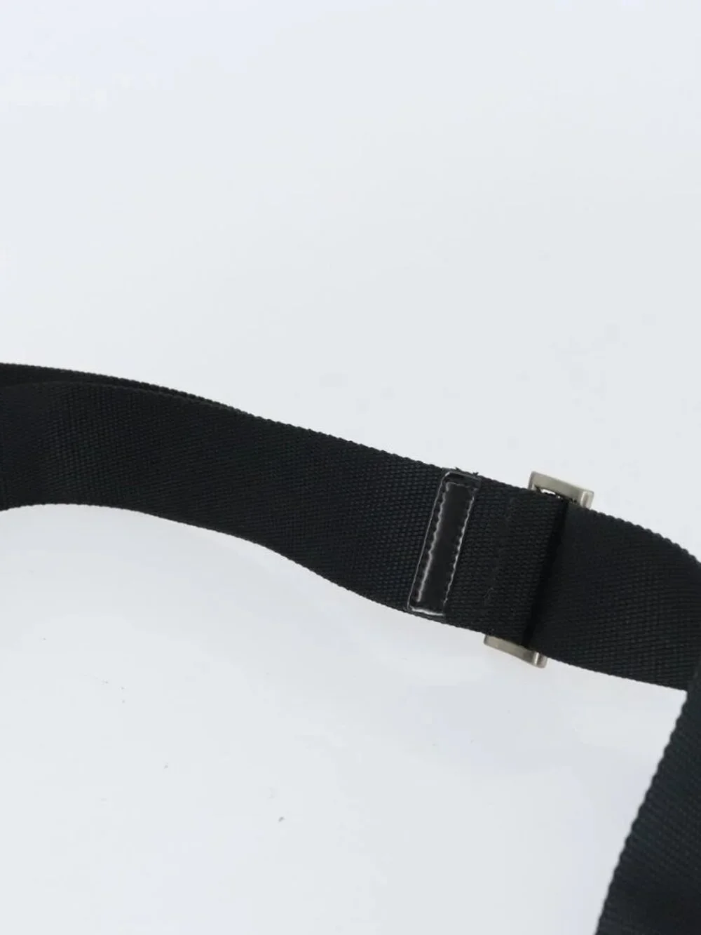 PRADA Shoulder Bag Nylon Black Silver Auth 160714 - Picture 9 of 16